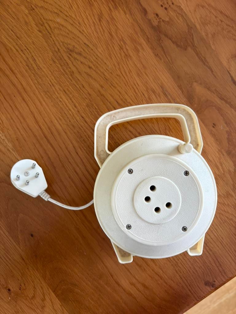 Telefoon verlengsnoer/haspel 15 m., Ophalen, Zo goed als nieuw