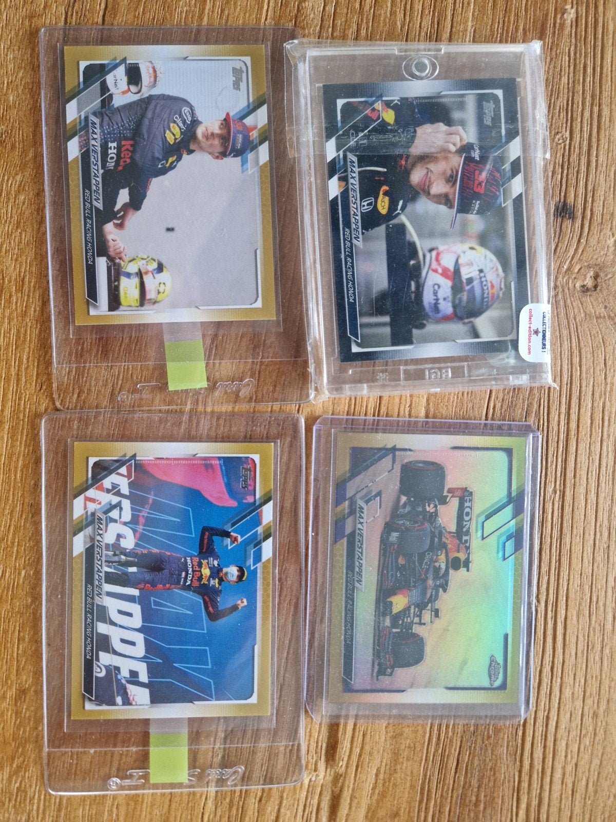Max Verstappen Topps F1 Kaarten /10 gold 2021, Ophalen of Verzenden, Zo goed als nieuw, Meerdere kaarten, Foil