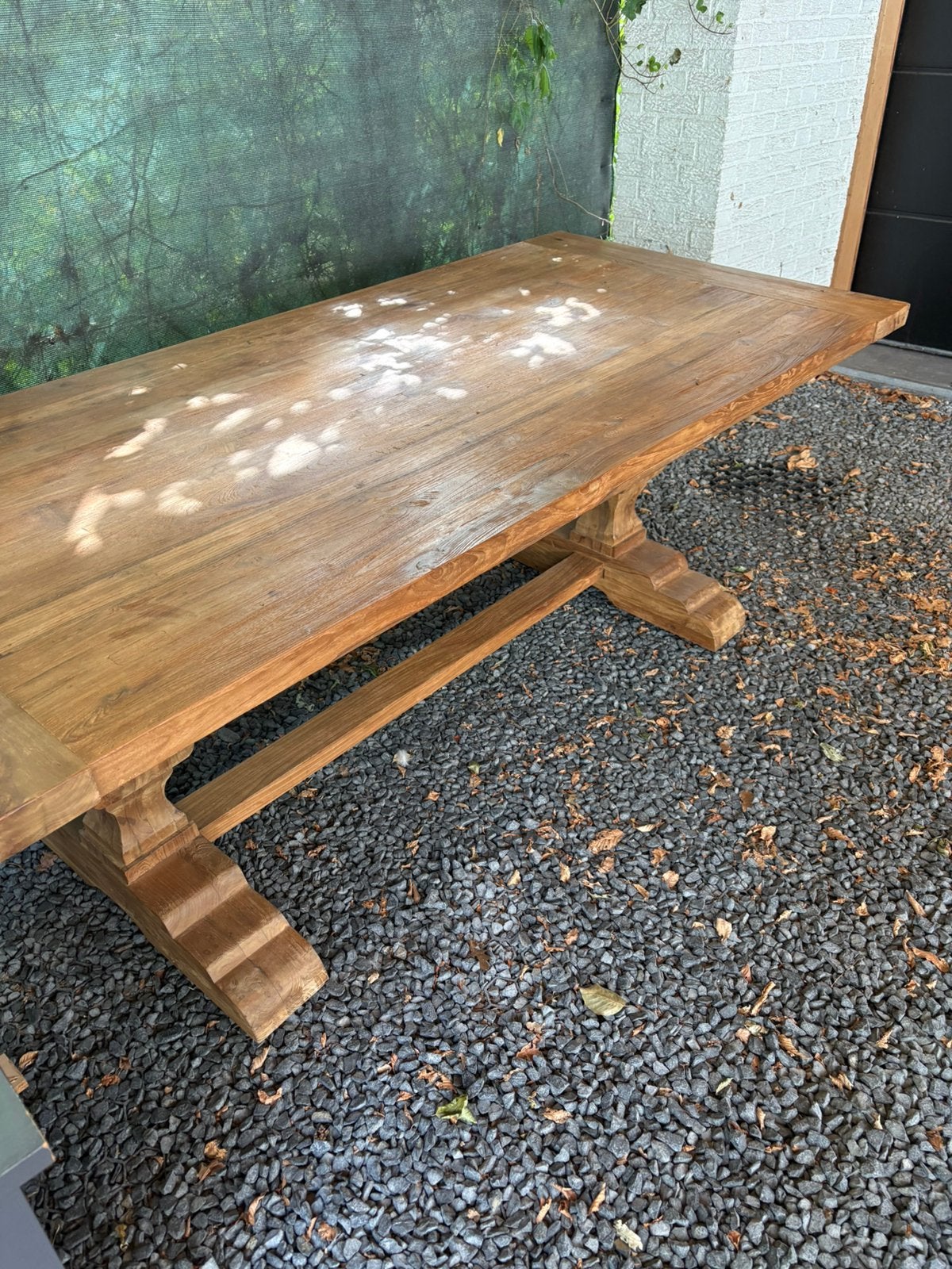 Houten eettafel (hoogste bieder), Huis en Inrichting, Tafels | Eettafels, Ophalen, 100 tot 150 cm, Zo goed als nieuw, Vijf personen of meer