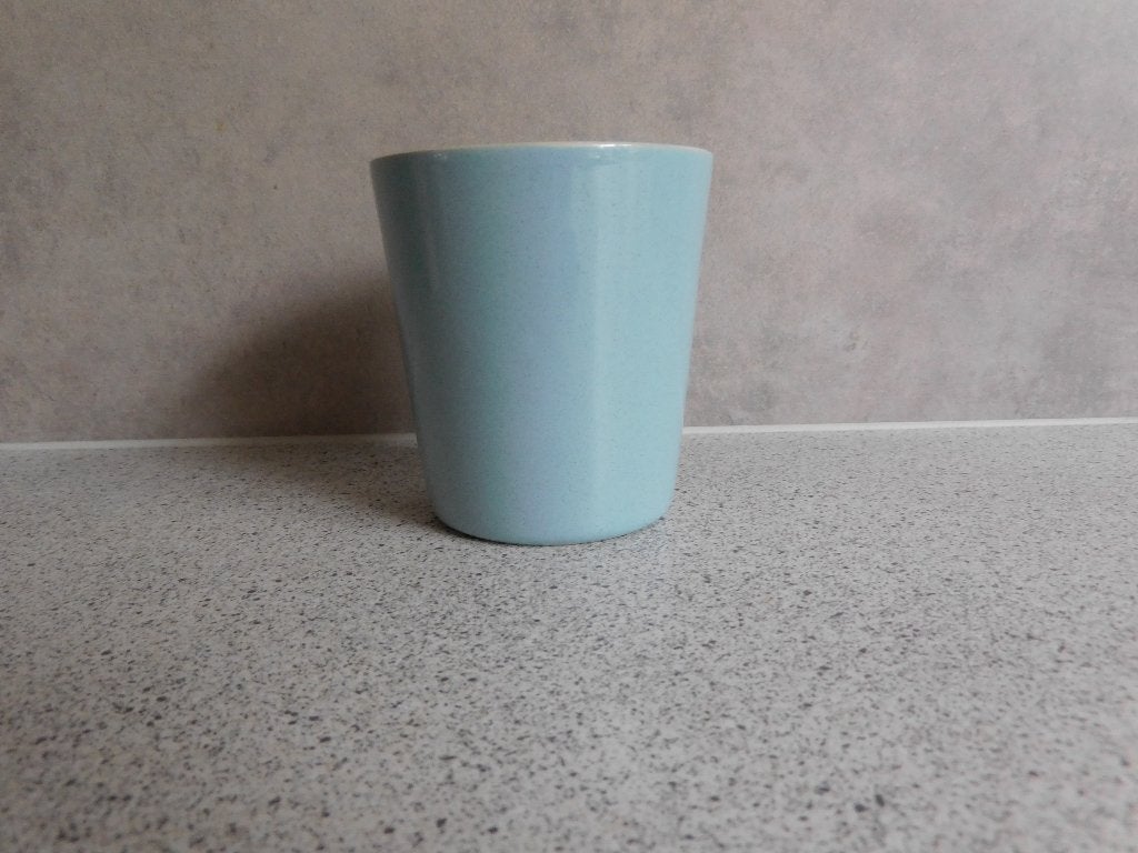 Mok W.H. de Vries Symphonie Blauw Fris Edam - 9x8 cm, Overige merken, Keramiek, Vintage, Zo goed als nieuw