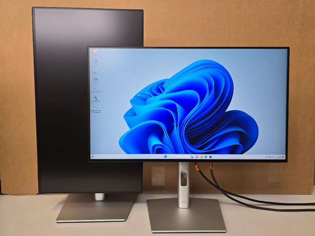(2x) - 24″ Dell Ultrasharp U2422H–HDMI-Displaypoort, Computers en Software, Monitoren, Refurbished, 61 t/m 100 Hz, DisplayPort