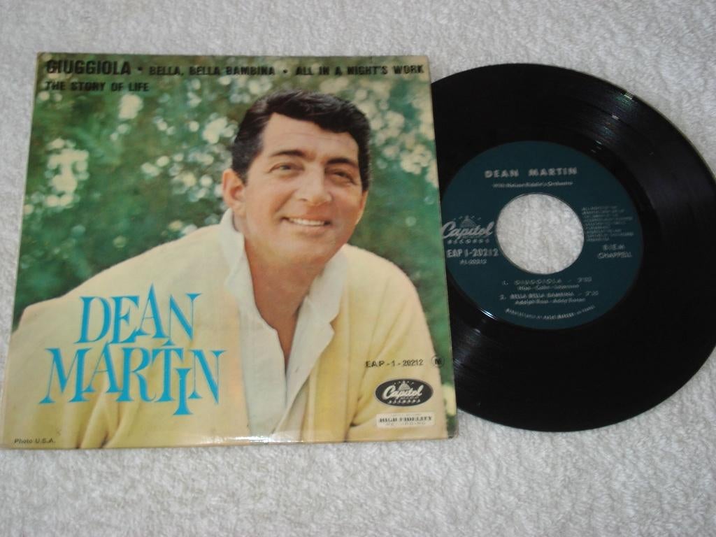 Dean Martin   EP  Giuggiola    Orgineel, Zo goed als nieuw, Pop, EP, Fotohoes
