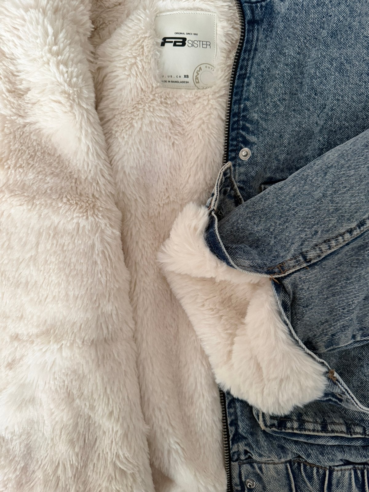 Denim jacket - warm, Ophalen of Verzenden, Zo goed als nieuw, Maat 34 (XS) of kleiner, Blauw