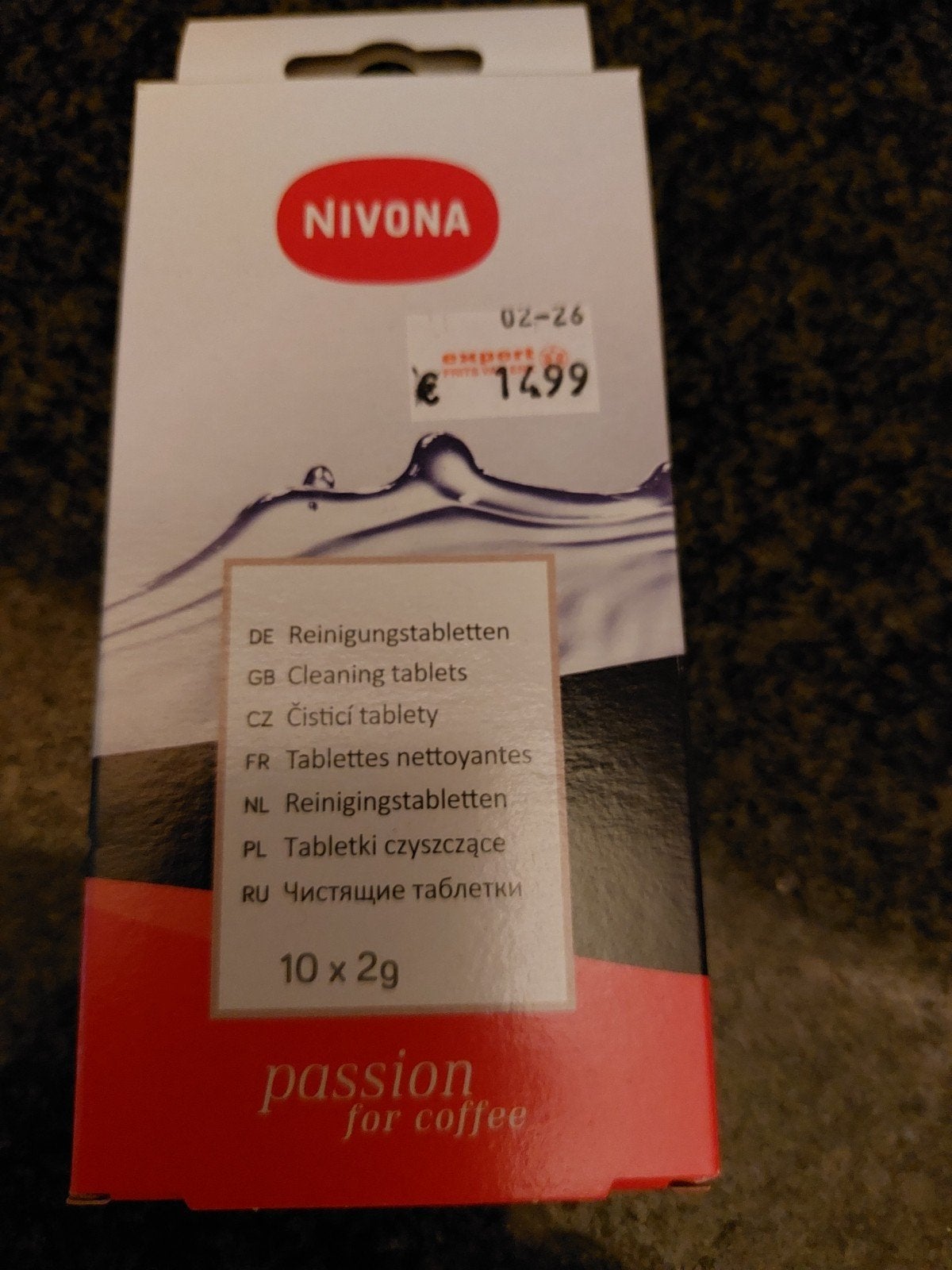 Nivona Reinigingstabletten voor Koffiemachines (9 stuks), Witgoed en Apparatuur, Ophalen of Verzenden, Nieuw