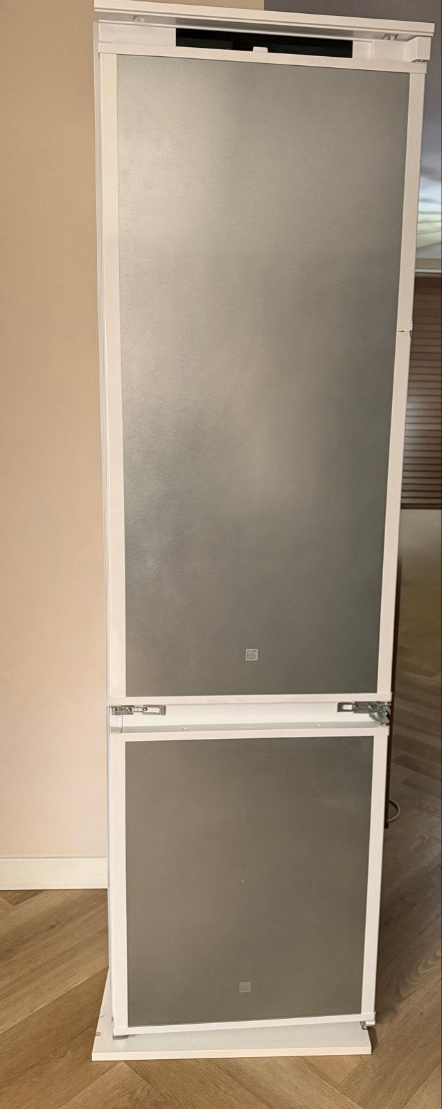 2,5 jaar oude IKEA KÖLDGRADER inbouw koelvriescombinatie, Witgoed en Apparatuur, Ophalen, 200 liter of meer, Met aparte vriezer
