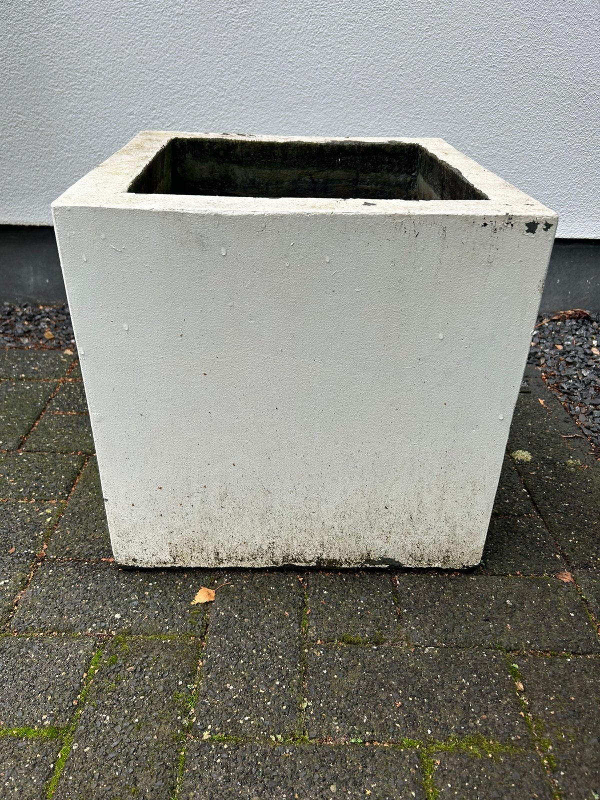 Gratis stenen plantenbak bloembak 45x45, Ophalen, Gebruikt, Minder dan 60 cm, Vierkant