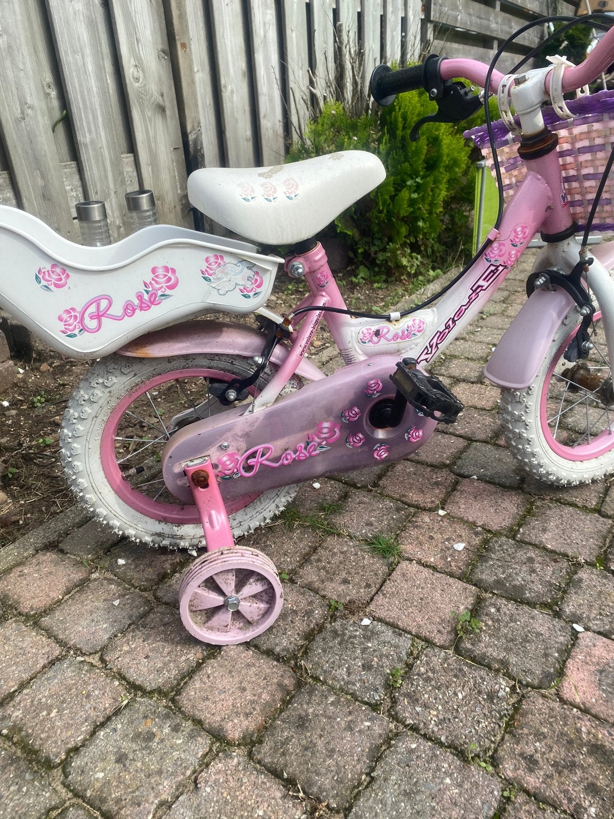 12 inch meisjesfiets, Fietsen en Brommers, Ophalen, Gebruikt, Minder dan 16 inch