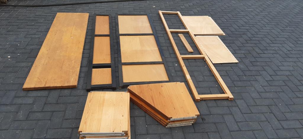Diverse onderdelen Lundia, Huis en Inrichting, Kasten | Boekenkasten, Ophalen, 50 tot 100 cm, Minder dan 25 cm, Gebruikt