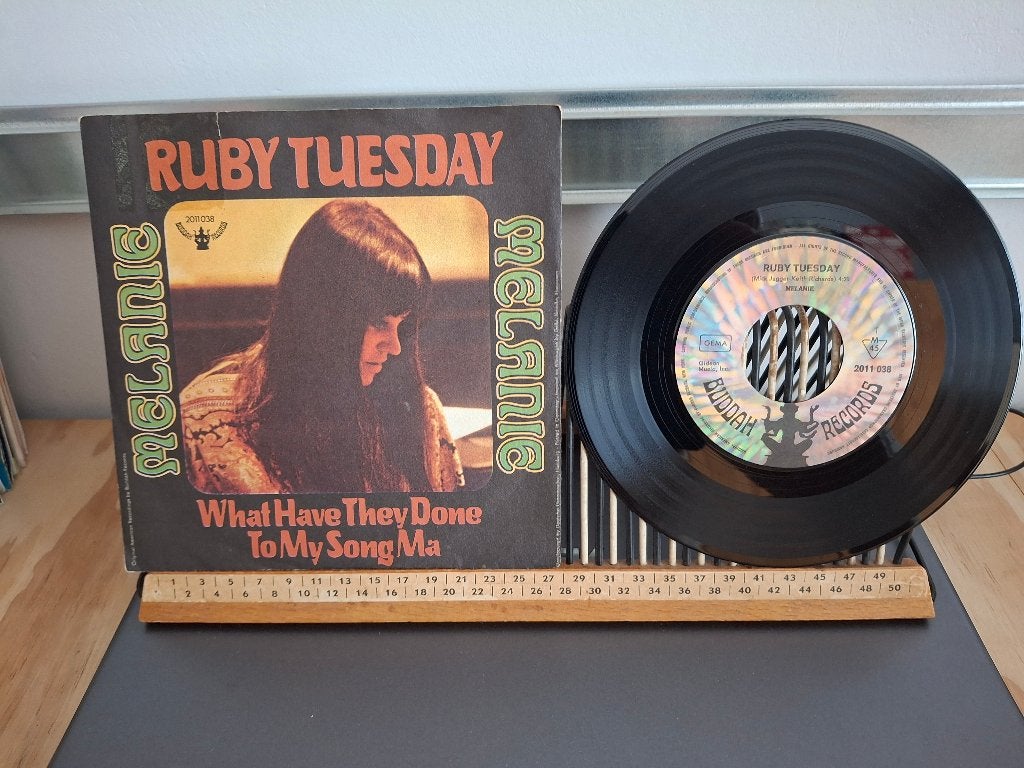 Melanie-Ruby tuesday(957) 2 euro vaste prijs, Cd's en Dvd's, Vinyl Singles, Zo goed als nieuw, Ophalen of Verzenden