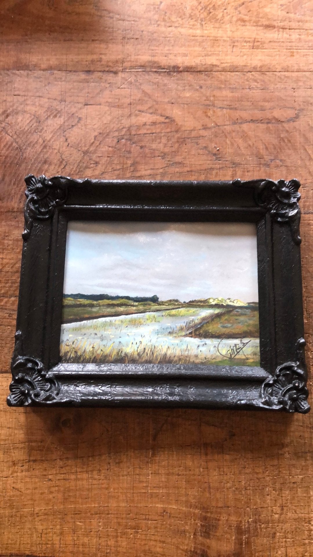 Oude aquarel, Antiek en Kunst, Kunst | Schilderijen | Klassiek, Ophalen of Verzenden