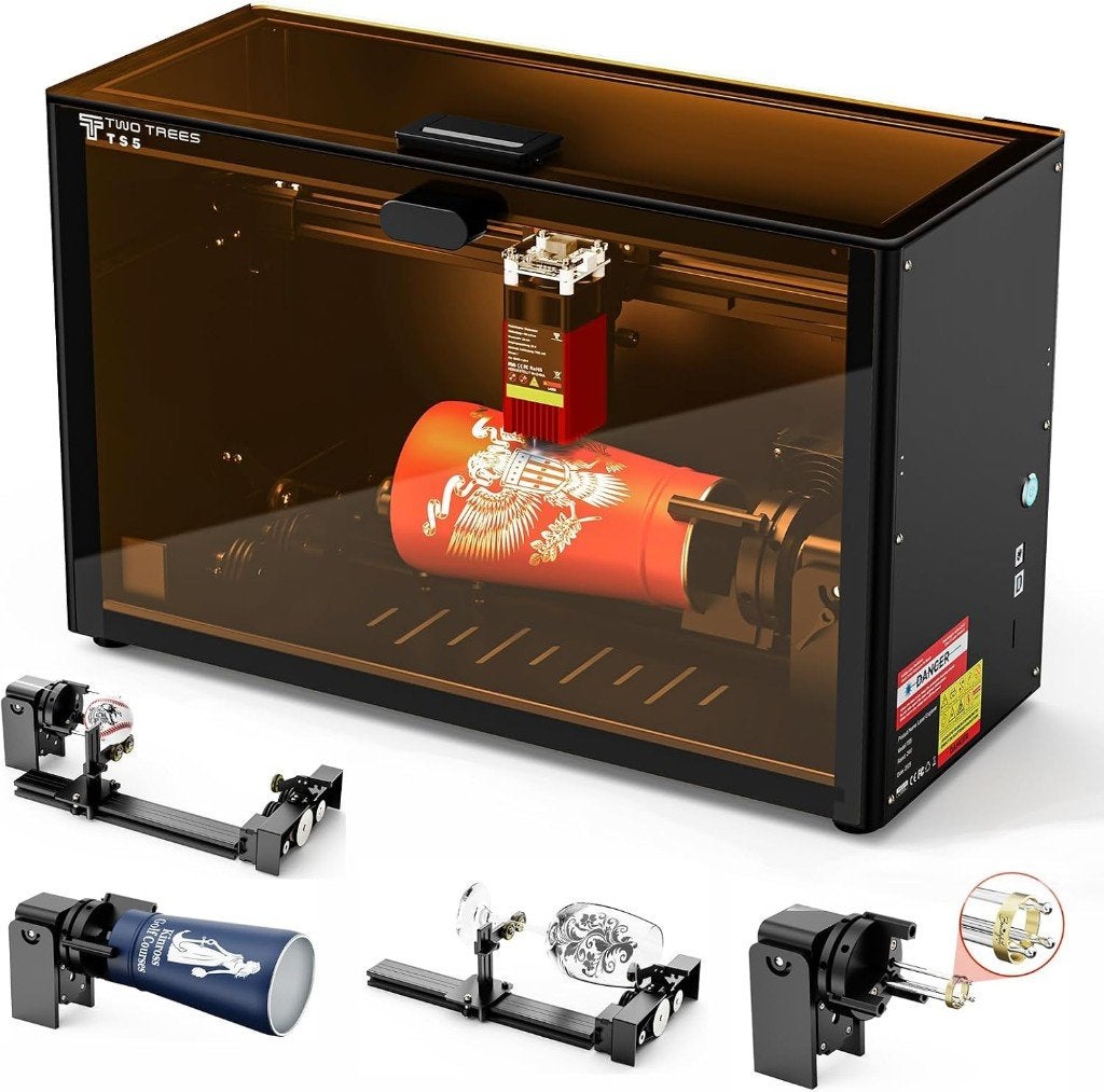 Rotatie laser graveer machine, Nieuw, Overige materialen, Machine, Elektrisch