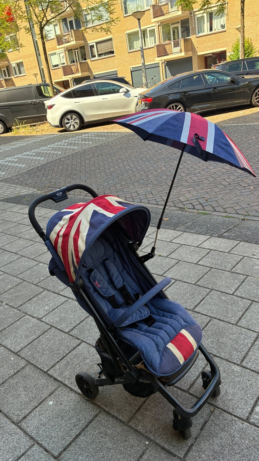 EasyWalker Mini - Union Jack design, Ophalen, Gebruikt, Overige merken, Verstelbare rugleuning