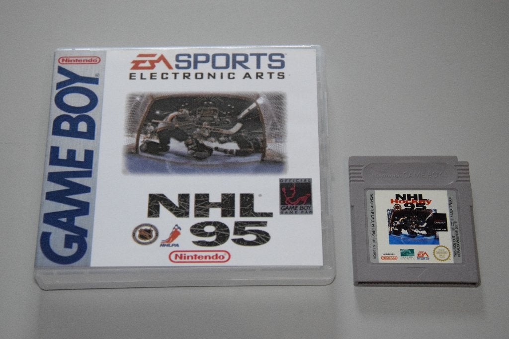 Nintendo Gameboy (Classic) : NHL Hockey 95, 1 speler, Ophalen of Verzenden, Zo goed als nieuw, Vanaf 3 jaar