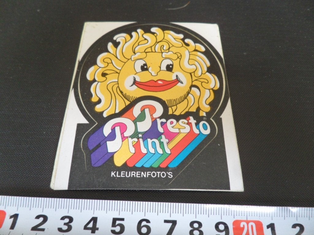sticker presto print kleurenfoto's - zon *, Ophalen of Verzenden, Zo goed als nieuw