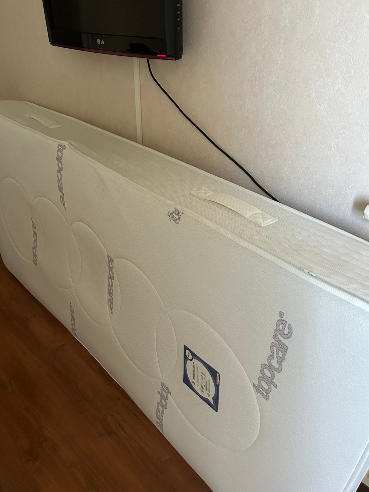 Matras topcare  pocketveer koudschuim, Ophalen, Nieuw, Eenpersoons