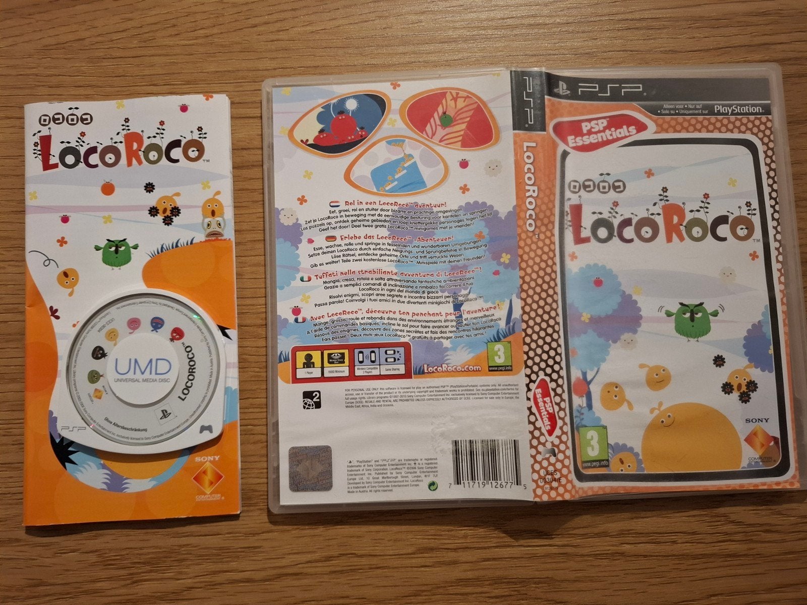 LocoRoco PSP Essentials - Leuk platformspel voor jong en oud, Ophalen of Verzenden