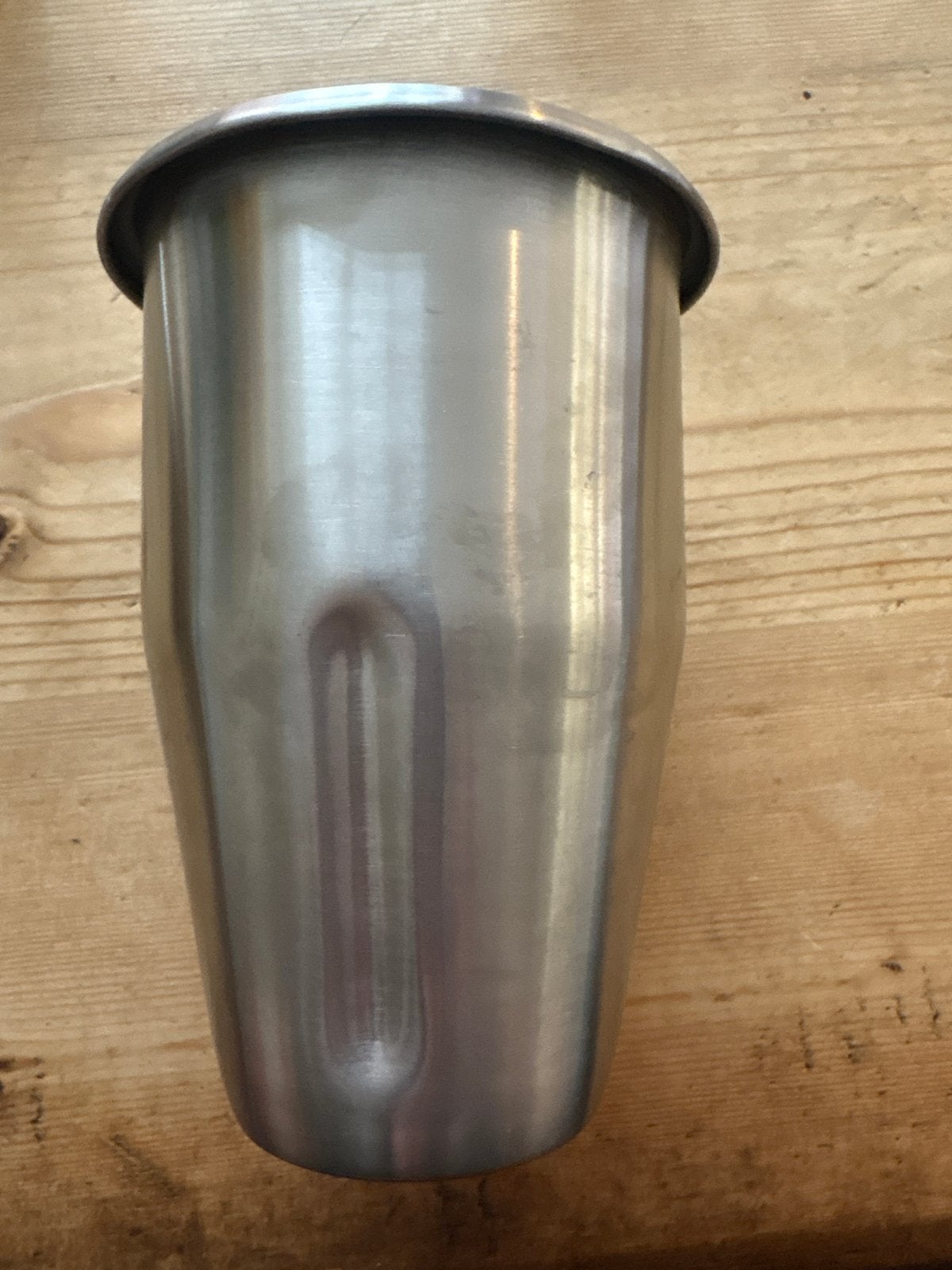 Hendi RVS Milkshake Beker - Duurzaam en Stijlvol, Hendi, Zilver, Ophalen of Verzenden, Metaal