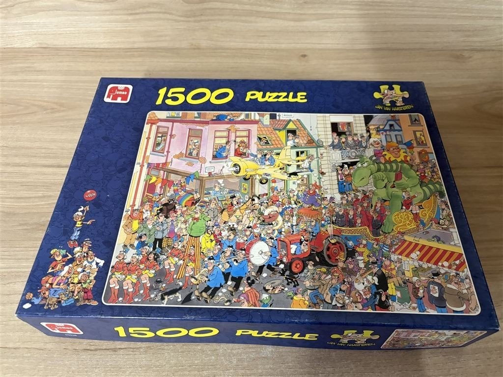 Jan van Haasteren - carnaval - 1500 stuks - s6031, Verzenden, 500 t/m 1500 stukjes, Zo goed als nieuw
