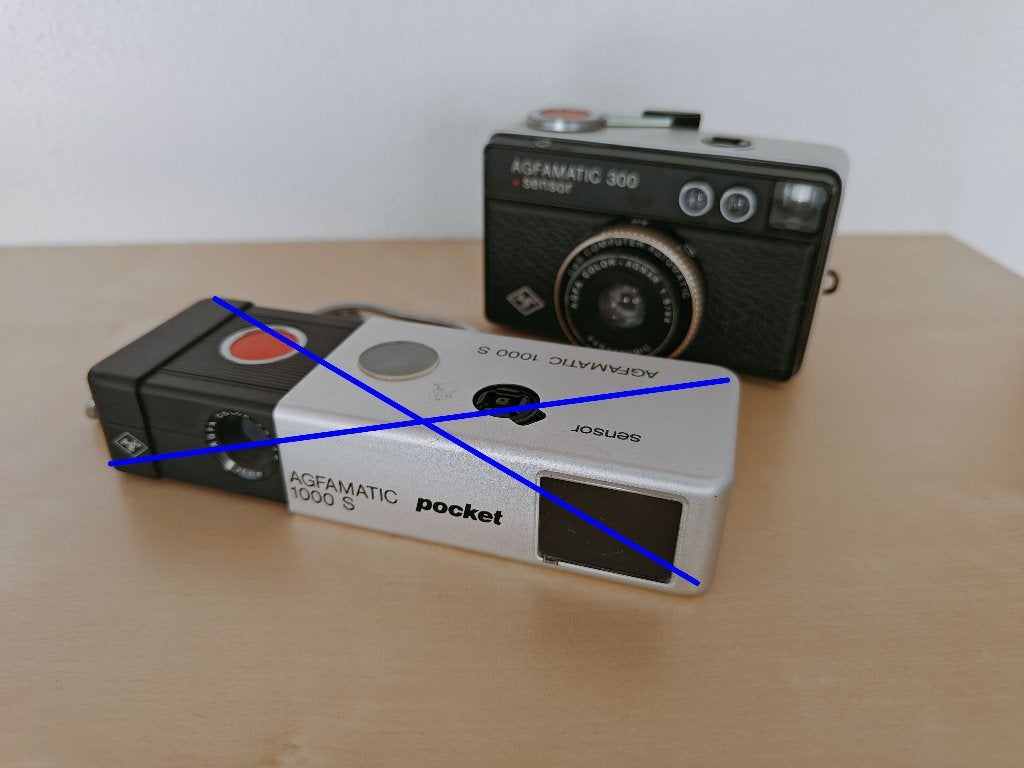 Agfa Agfamatic 300, Ophalen of Verzenden, Zo goed als nieuw, Compact, Overige Merken