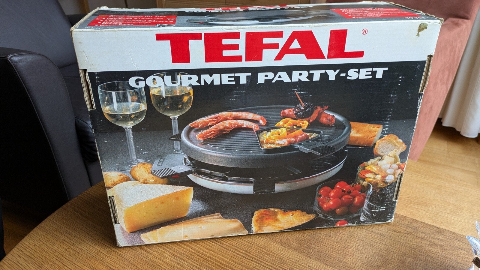 Tefal Gourmet Party-Set Raclette Grill, Witgoed en Apparatuur, Ophalen, Gebruikt, 4 t/m 7 personen