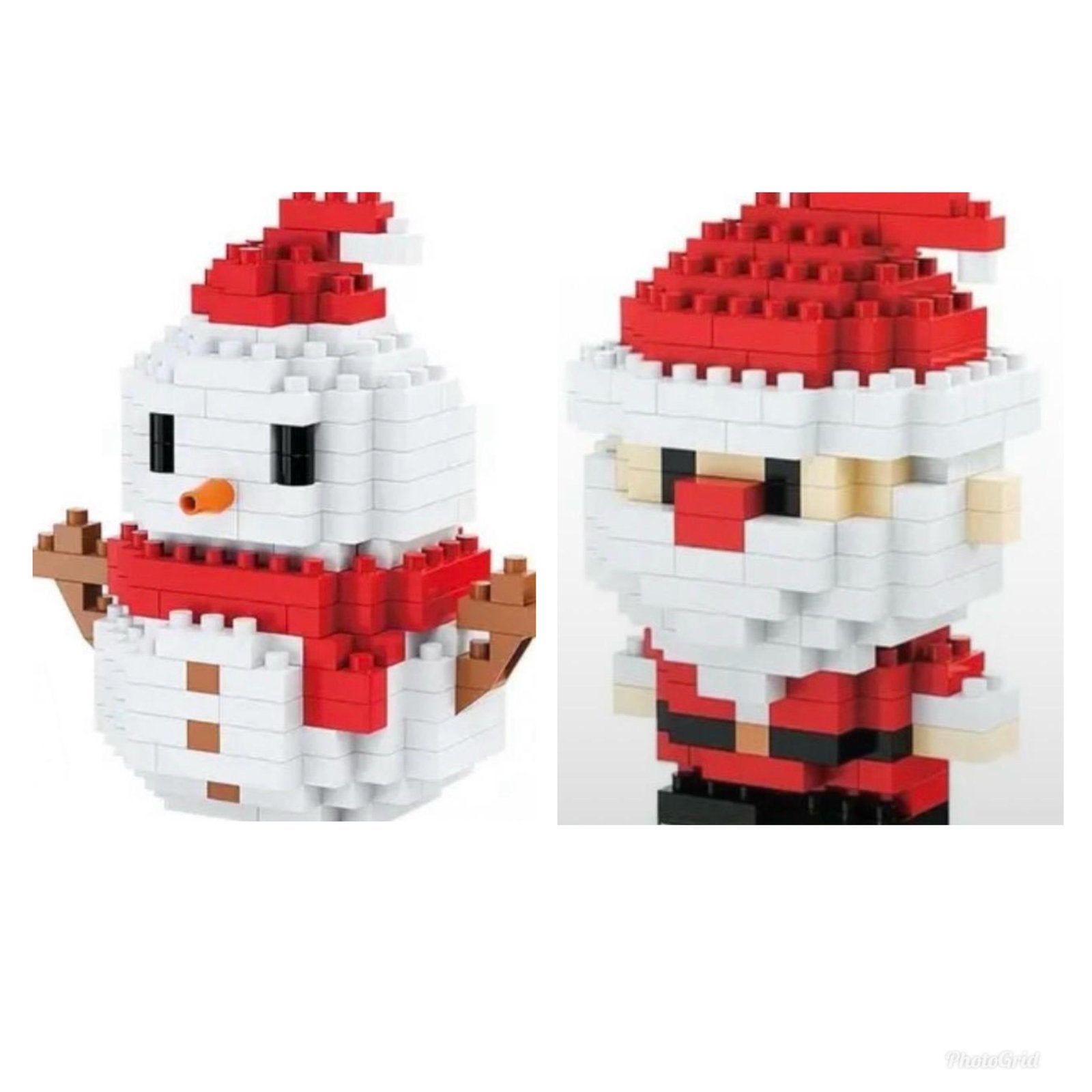 Bouwstenen set: Kerstman & Sneeuwpop - Feestdagen plezier!, Ophalen of Verzenden, Nieuw, Overige merken