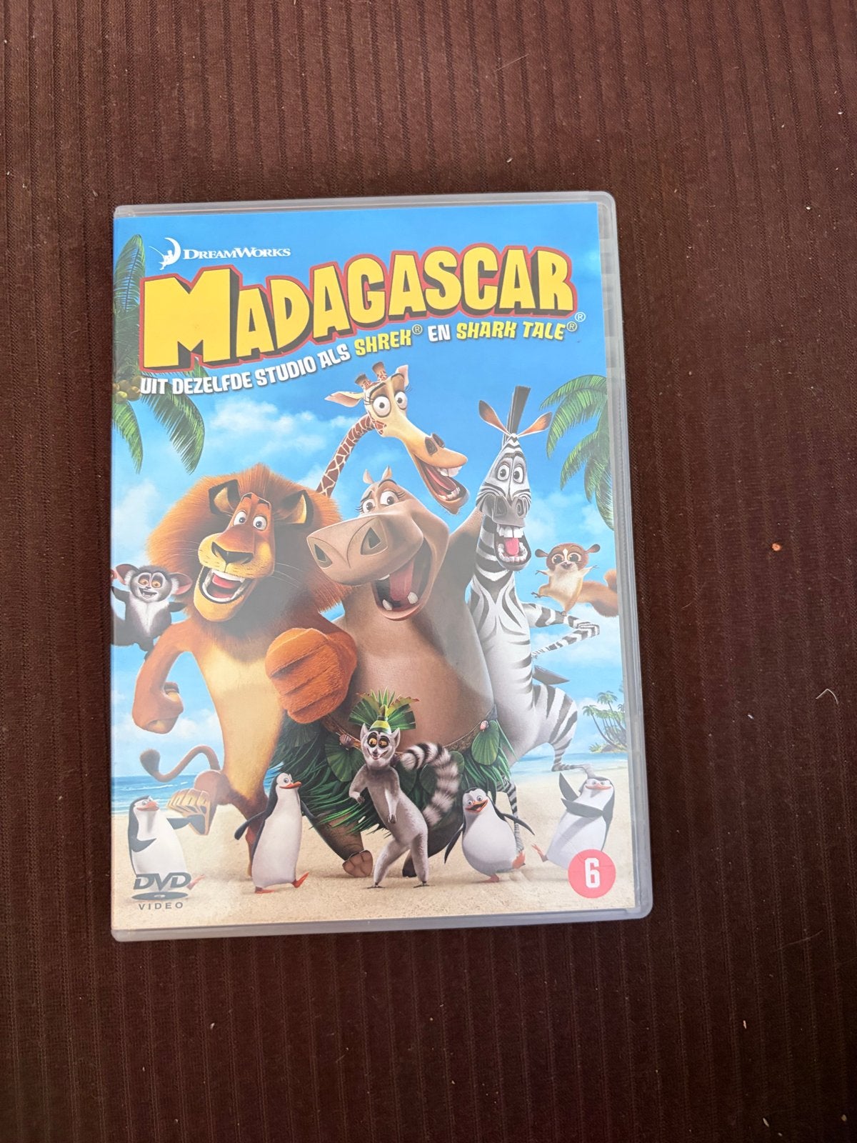 Madagascar DVD Dreamworks - Engels/Nederlands/Vlaams, Gebruikt, Ophalen of Verzenden, Komedie, Vanaf 6 jaar