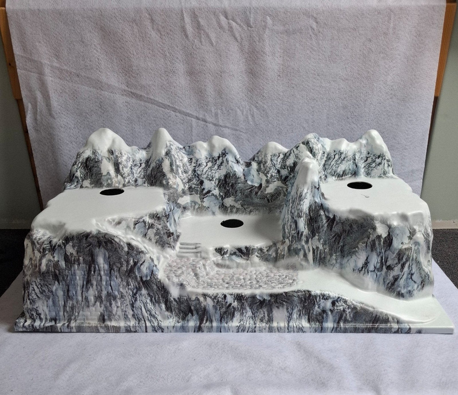 Berglandschap kerstminiatuur, Ophalen of Verzenden