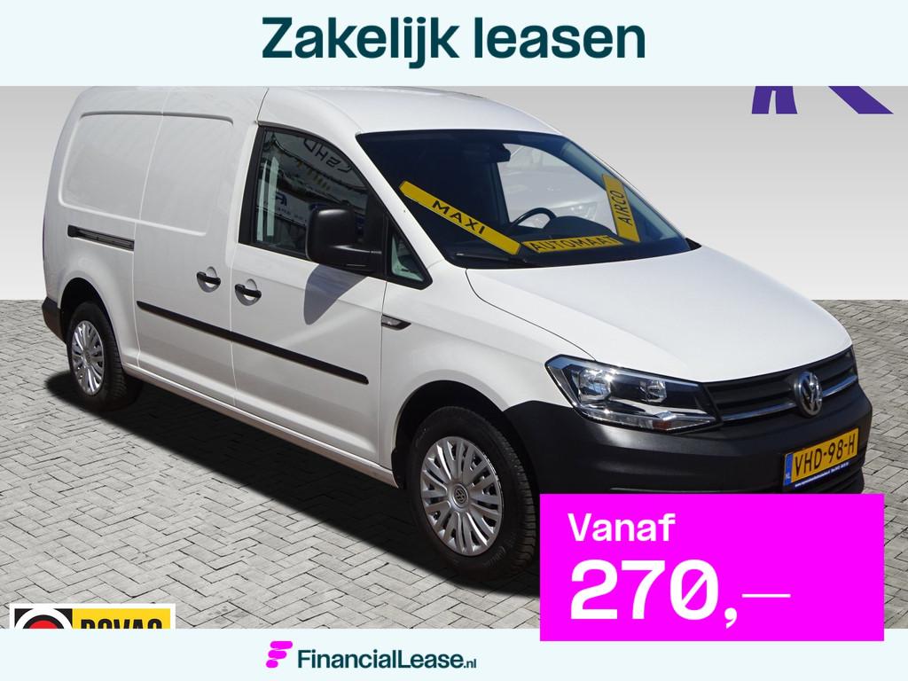 Volkswagen Caddy 2.0 TDI L2H1 VW MAXI DSG AUTOMAAT LAADRUIMT, Stof, Gebruikt, 4 cilinders, Navigatiesysteem