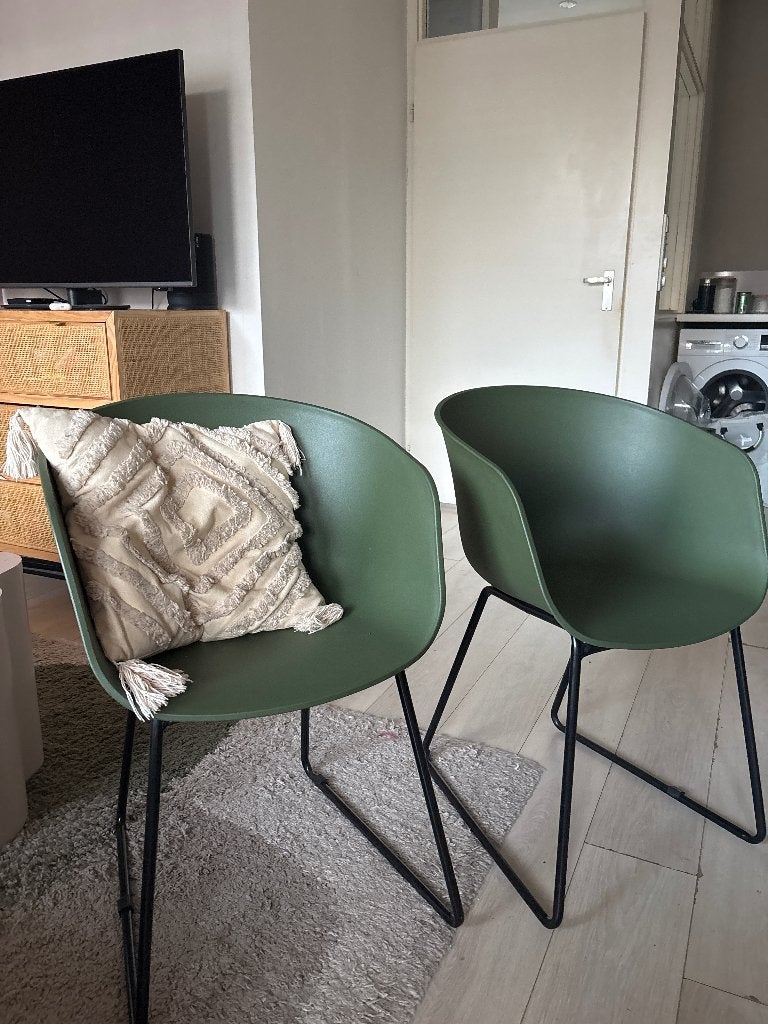 Eettafel stoelen, Huis en Inrichting, Ophalen, Kunststof, Twee, Overige kleuren