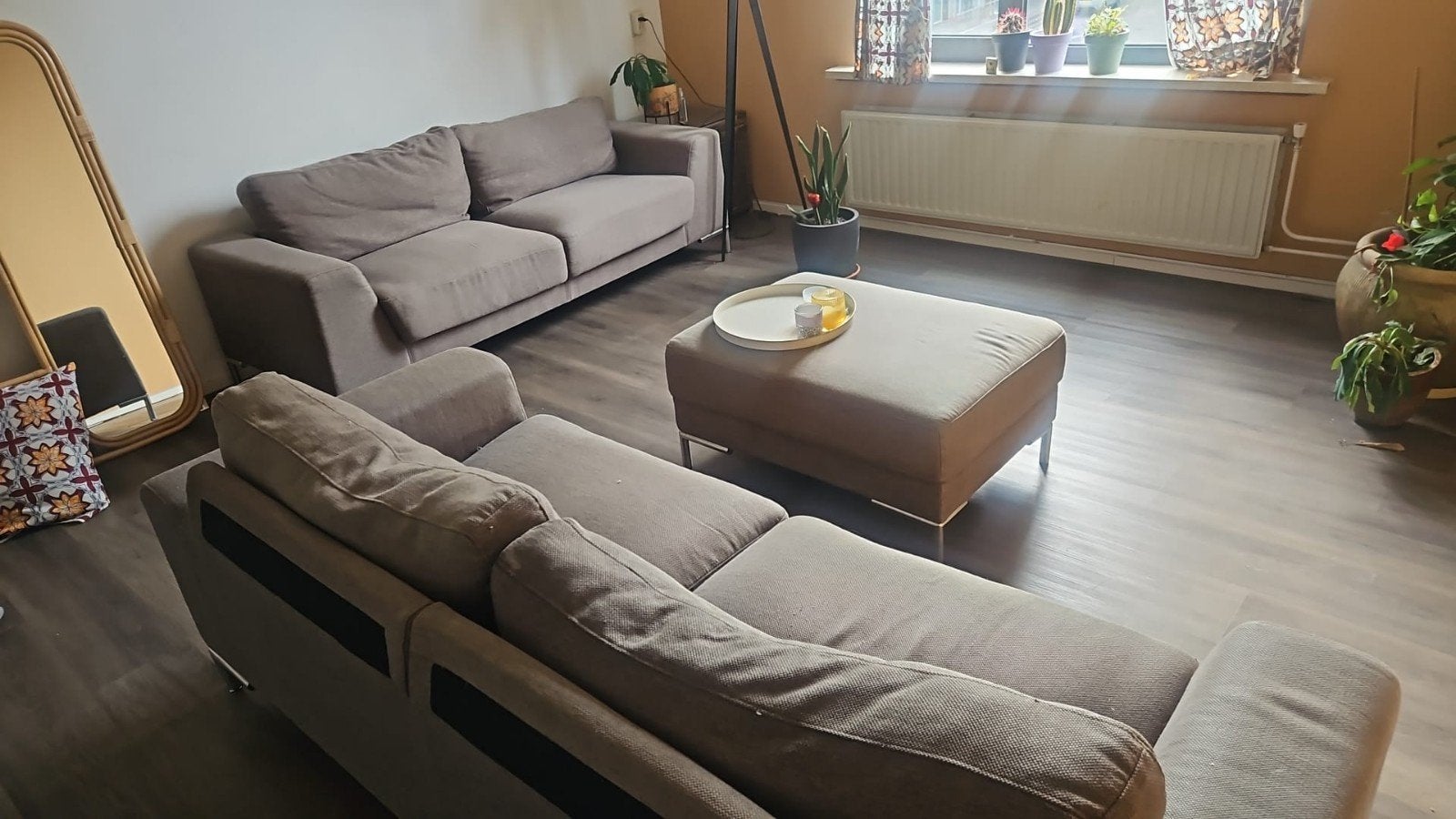 gratis ophalen , nette 2 bankstellen, Huis en Inrichting, Ophalen, Gebruikt, 150 tot 200 cm, Tweepersoons