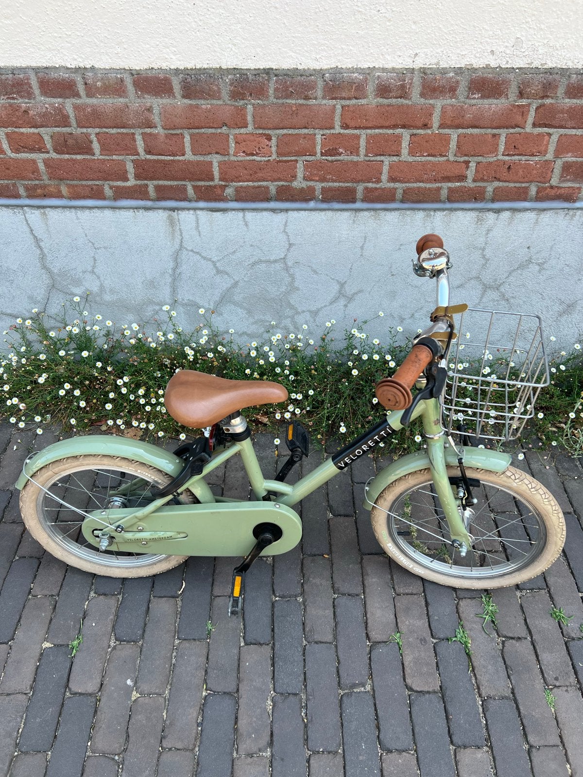 Veloretti Maxi 16 inch Desert Moss kinderfiets, Fietsen en Brommers, Ophalen, Gebruikt, 16 tot 20 inch