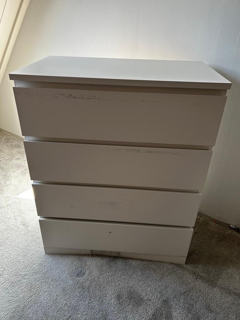 dresser 4 drawers, Huis en Inrichting, Kasten | Ladekasten, Ophalen, Gebruikt, 50 tot 100 cm, 3 of 4 laden
