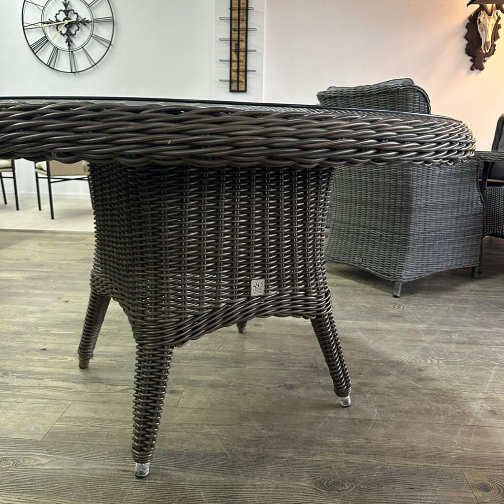 4 Seasons Outdoor (4SO) ronde Tuintafel Colonial, Zenq, Verzenden, ., Zo goed als nieuw