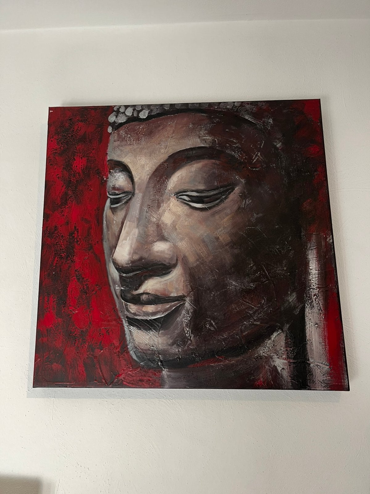 Boedha schilderij, Ophalen