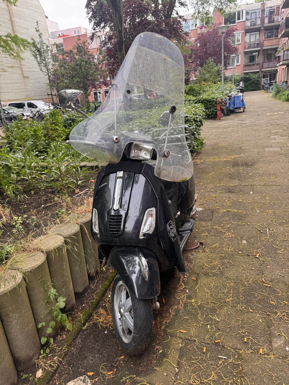 Loop/sloop Vespa S50 4t 4v Zwart, Gebruikt, Benzine, Ophalen, Overige merken