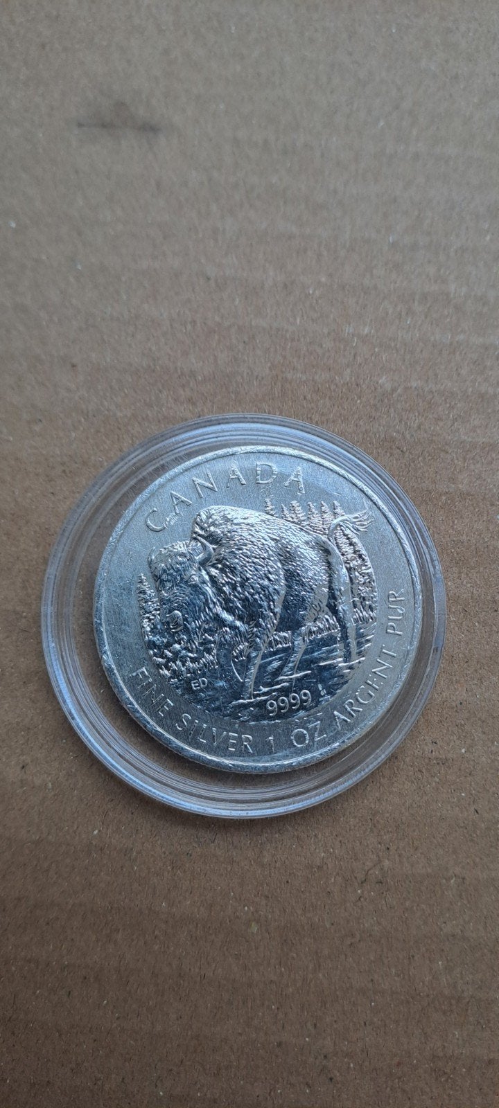 Canada 2013 Zilveren Buffel 1 oz munt, Ophalen of Verzenden
