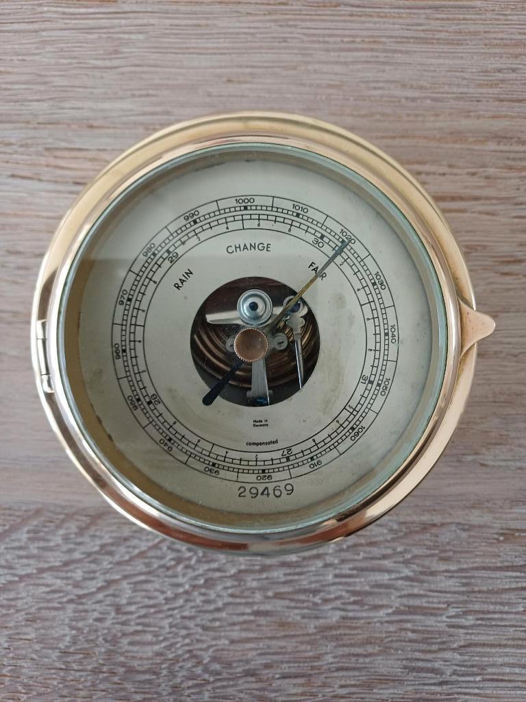 Rolf Gerdes & Co Scheeps Hamburg barometer (genummerd), Ophalen of Verzenden