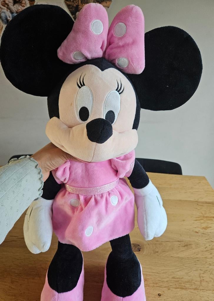 Minnie mouse knuffel groot, Verzamelen, Disney, Ophalen of Verzenden, Mickey Mouse, Zo goed als nieuw, Knuffel