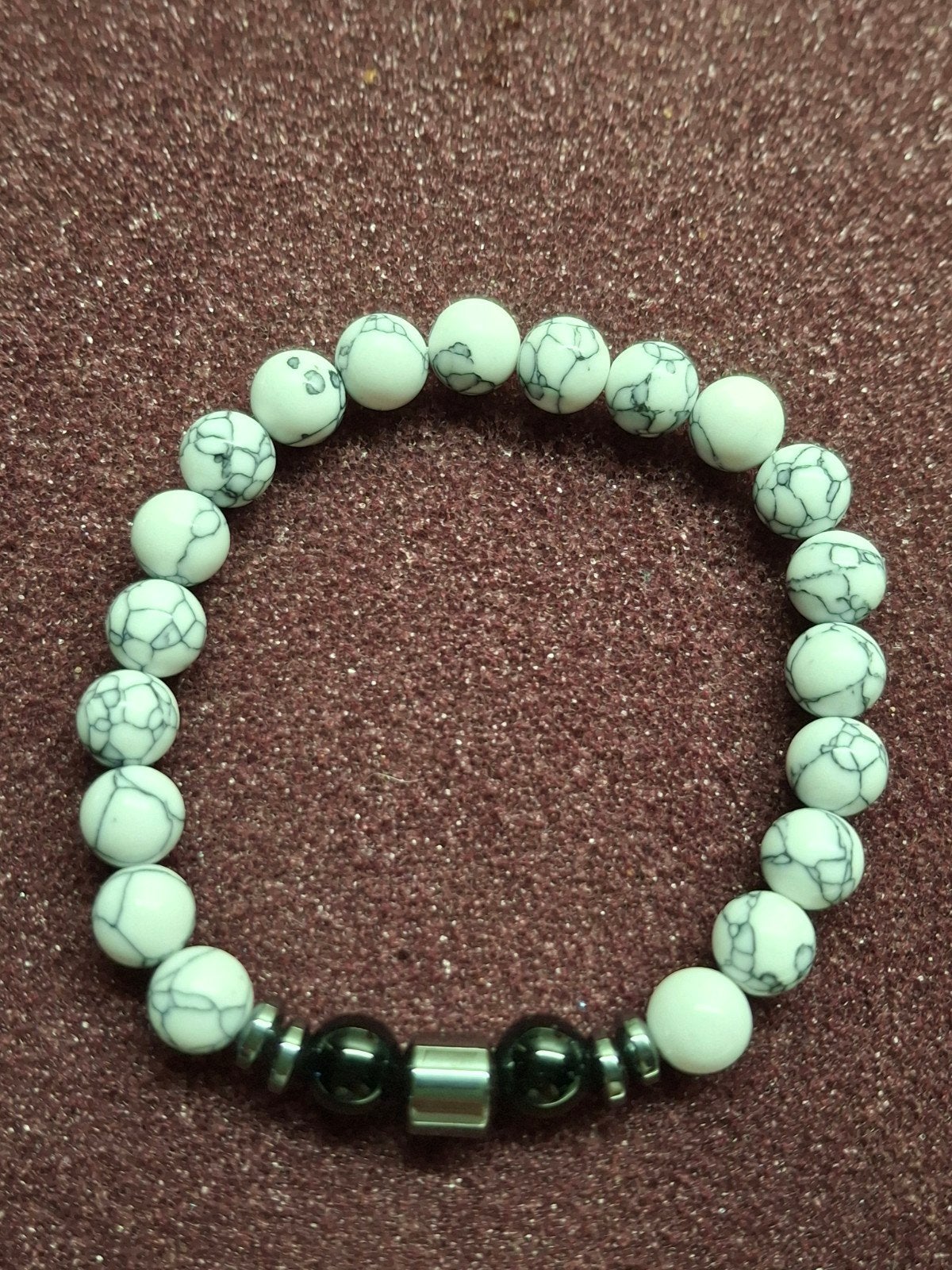 Armband  halfedelsteen, Ophalen, Zilver