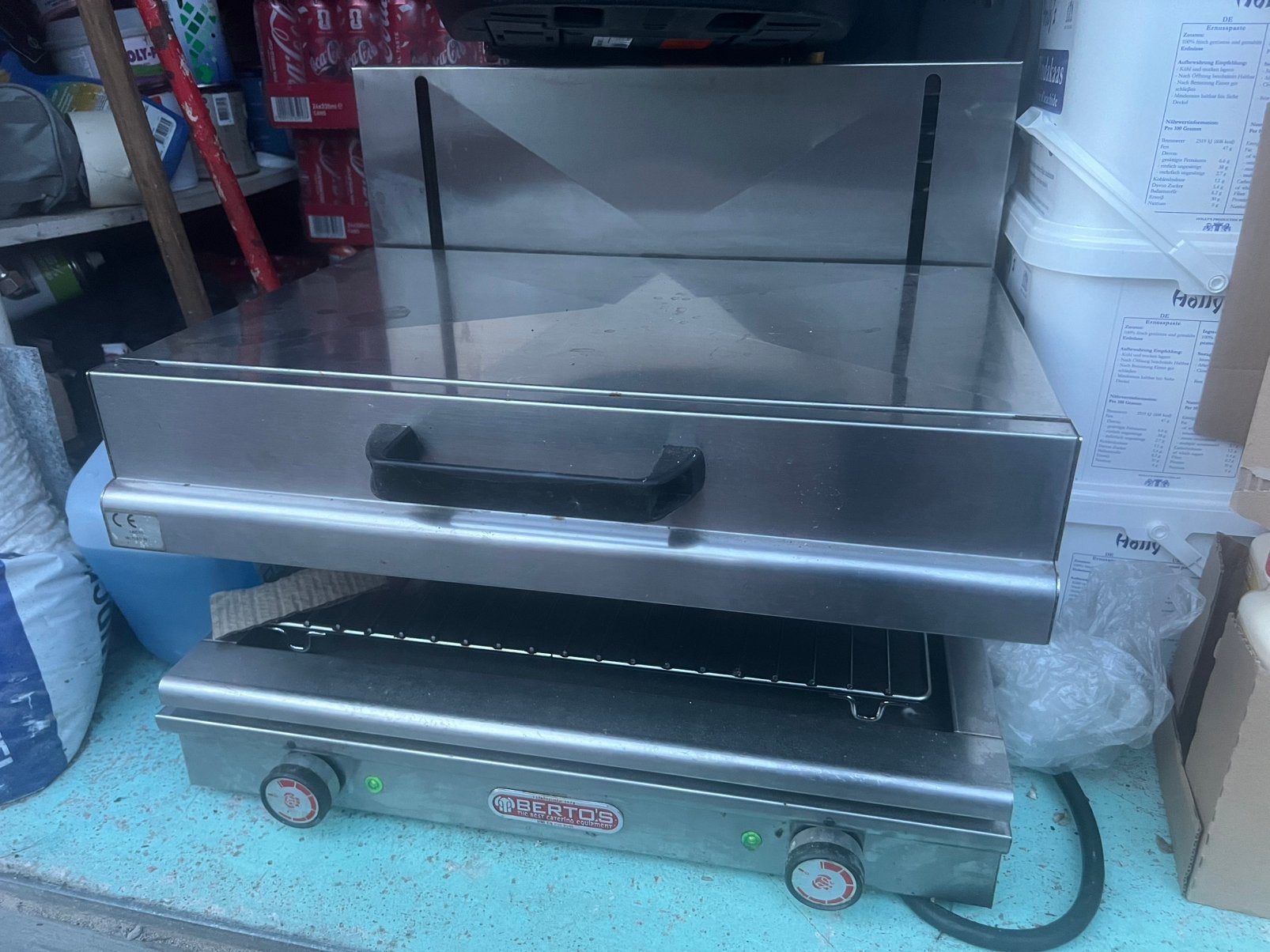Professionele Berto's Horeca Lift-Salamander Grill – 380V, Ophalen of Verzenden