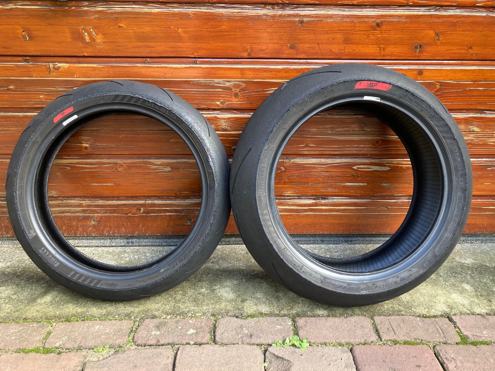 Pirelli Diablo Supercorsa SP v4 (set gebruikt), Ophalen, Gebruikt