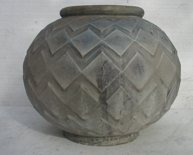 antieke tuinvaas groot art deco model 10A, Antiek en Kunst, Curiosa en Brocante, Ophalen