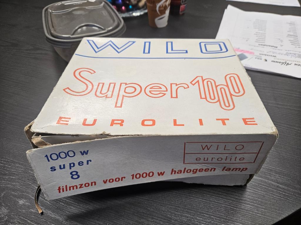 Super 8 filmzon halogeen lamp, Ophalen of Verzenden