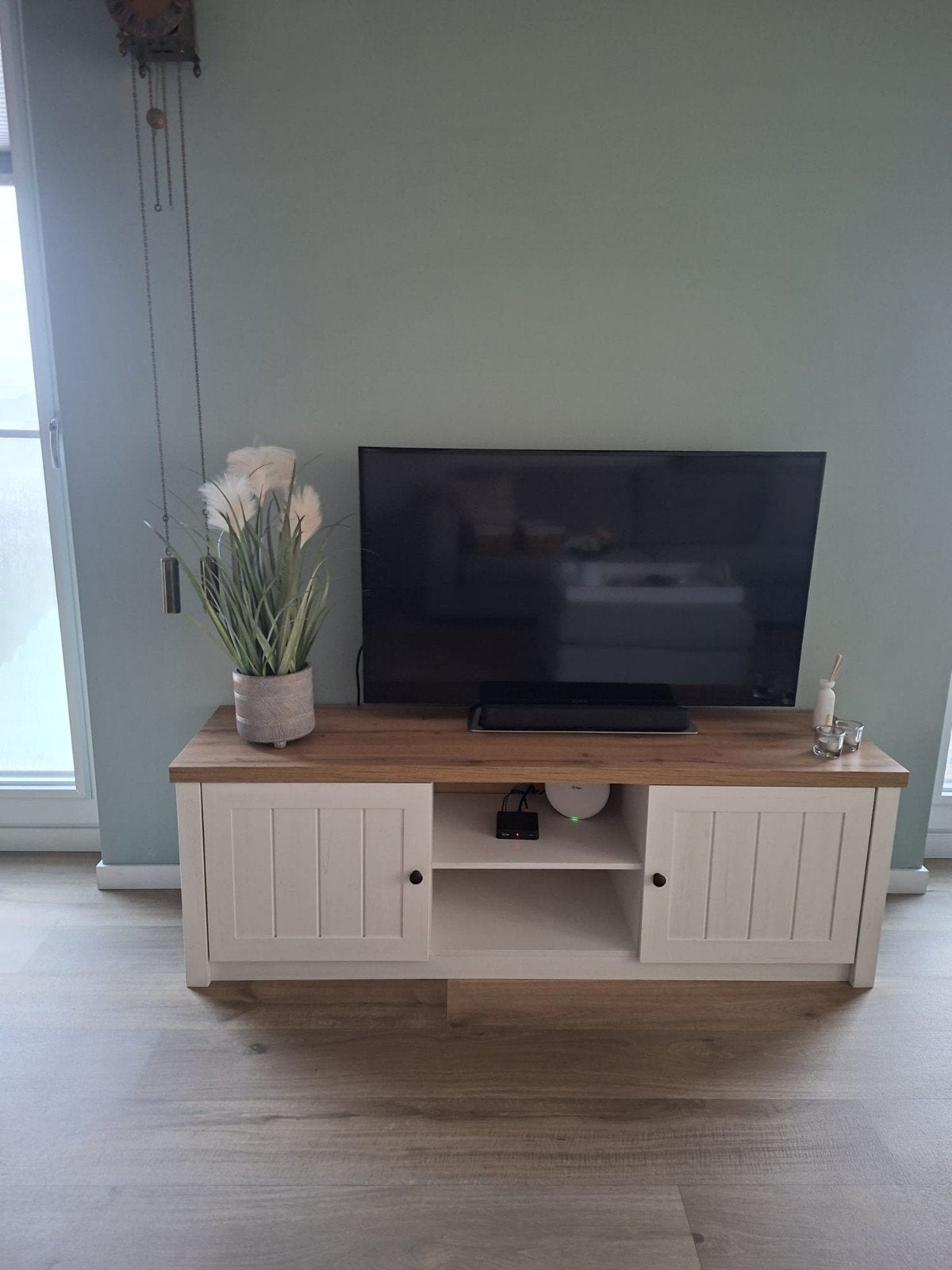 Tv Meubel, Ophalen, 150 tot 200 cm, Zo goed als nieuw, Minder dan 100 cm