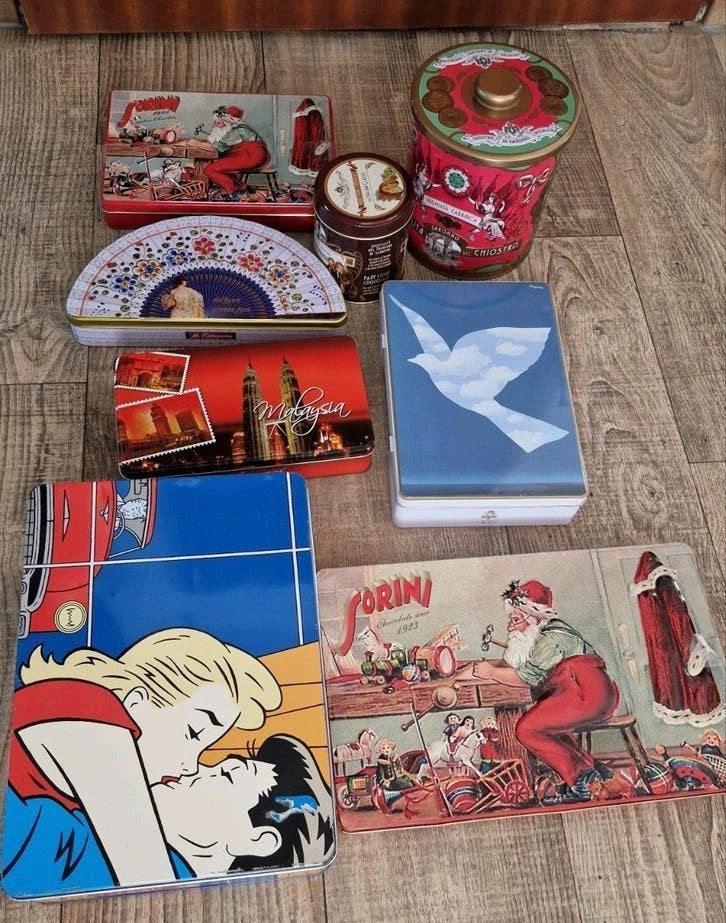 Lege blikjes - Diverse designs en maten, Ophalen of Verzenden, Gebruikt, Overige, Overige merken