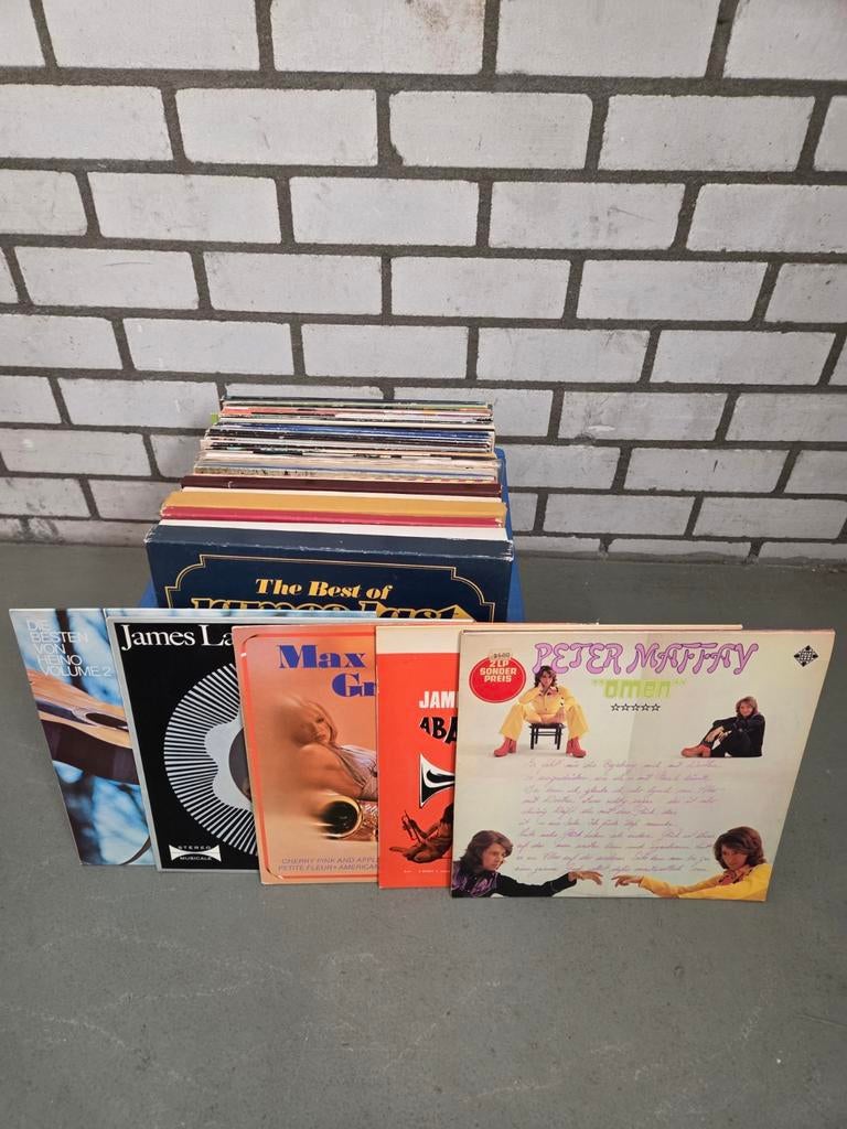 Doos vol Duitse Lp's, Cd's en Dvd's, Vinyl | Overige Vinyl, Ophalen of Verzenden, Gebruikt, Overige formaten