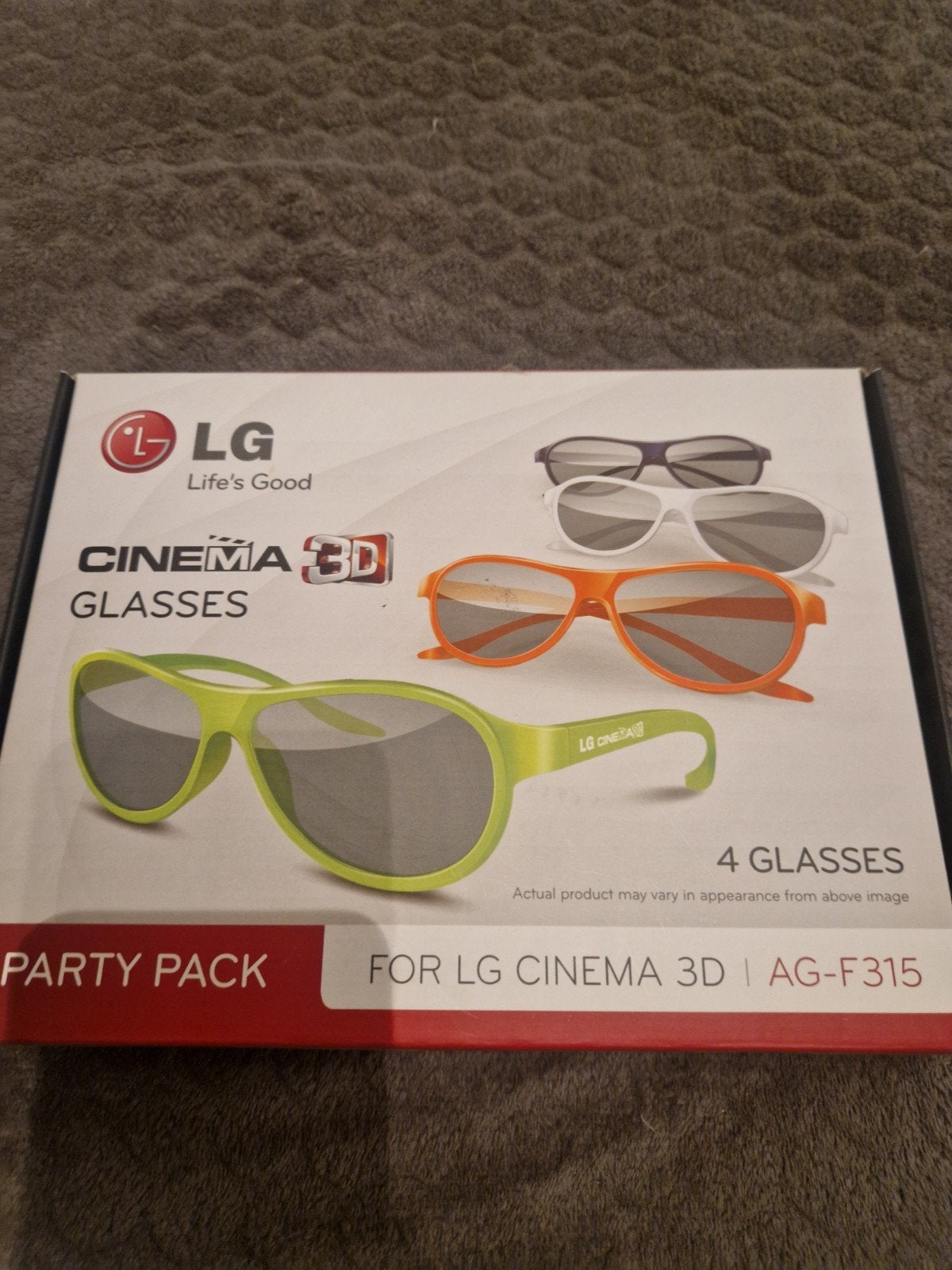 Nieuw in doos: LG Cinema 3D Brillen Party Pack (AG-F315) – 4, Ophalen, Nieuw