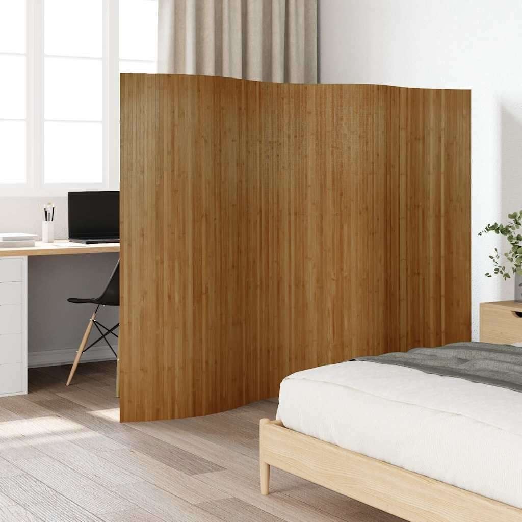 vidaXL Kamerscherm breedte 250 cm hoogte 165 cm bamboe bruin, Ophalen, Nieuw
