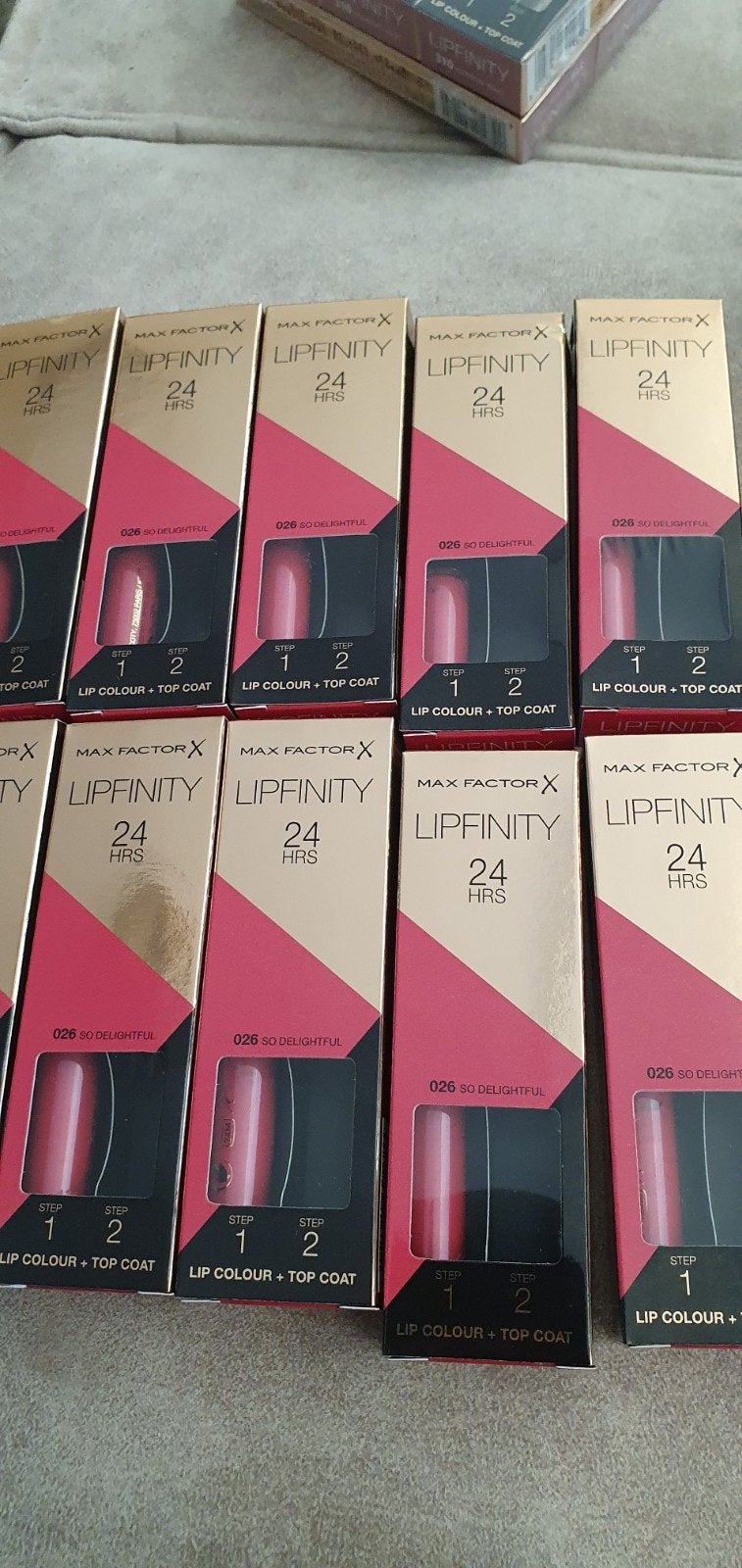10 stuks Maxfactor lipfinity zonder topcoat nr 026, Sieraden, Tassen en Uiterlijk, Uiterlijk | Cosmetica en Make-up, Verzenden