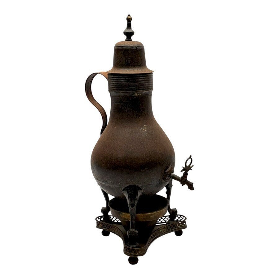 18e of 19e eeuwse tinnen kraantjeskan, Antiek en Kunst, Antiek | Tin, Ophalen of Verzenden